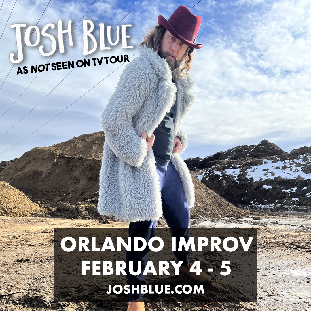 Josh Blue (@joshbluecomedy) on Twitter photo Excited to be heading back to Florida! I have four shows at @improvorlando this weekend! I will make you laugh until it hurts. #Orlando #AGT #Comedy #joshbluecomedy
🎟️ - theimprovorlando.com/ShowDetails/2c… Excited to be heading back to Florida! I have four shows at @improvorlando this weekend! I will make you laugh until it hurts. #Orlando #AGT #Comedy #joshbluecomedy
🎟️ - theimprovorlando.com/ShowDetails/2c…