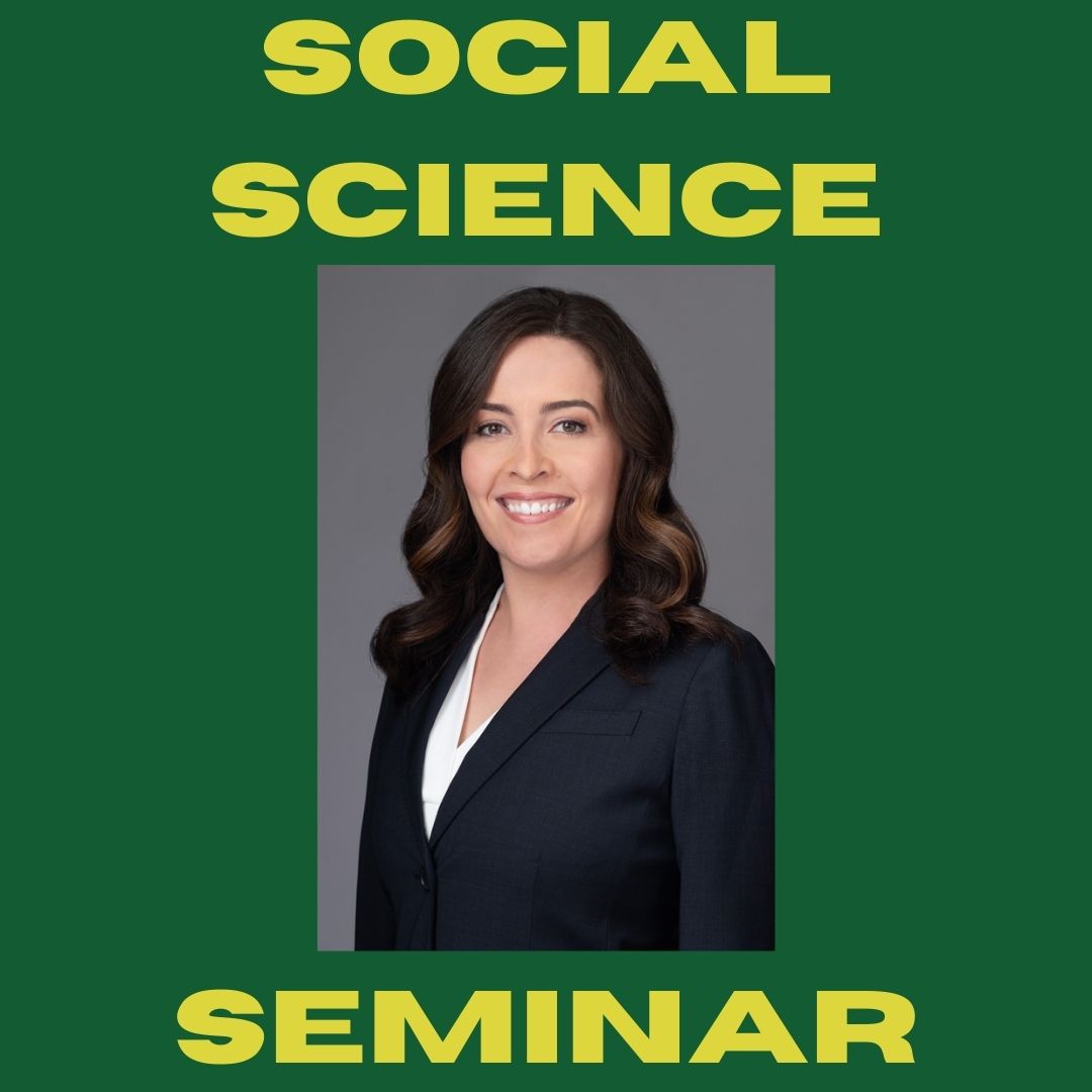 Our Social Science Seminar today will be given by Dr. Jennifer Raynor, on "Reversing Local Extinctions: The Economic Impacts of Reintroducing Wolves in North America." Join us at 4 PM in Grewen Aud!