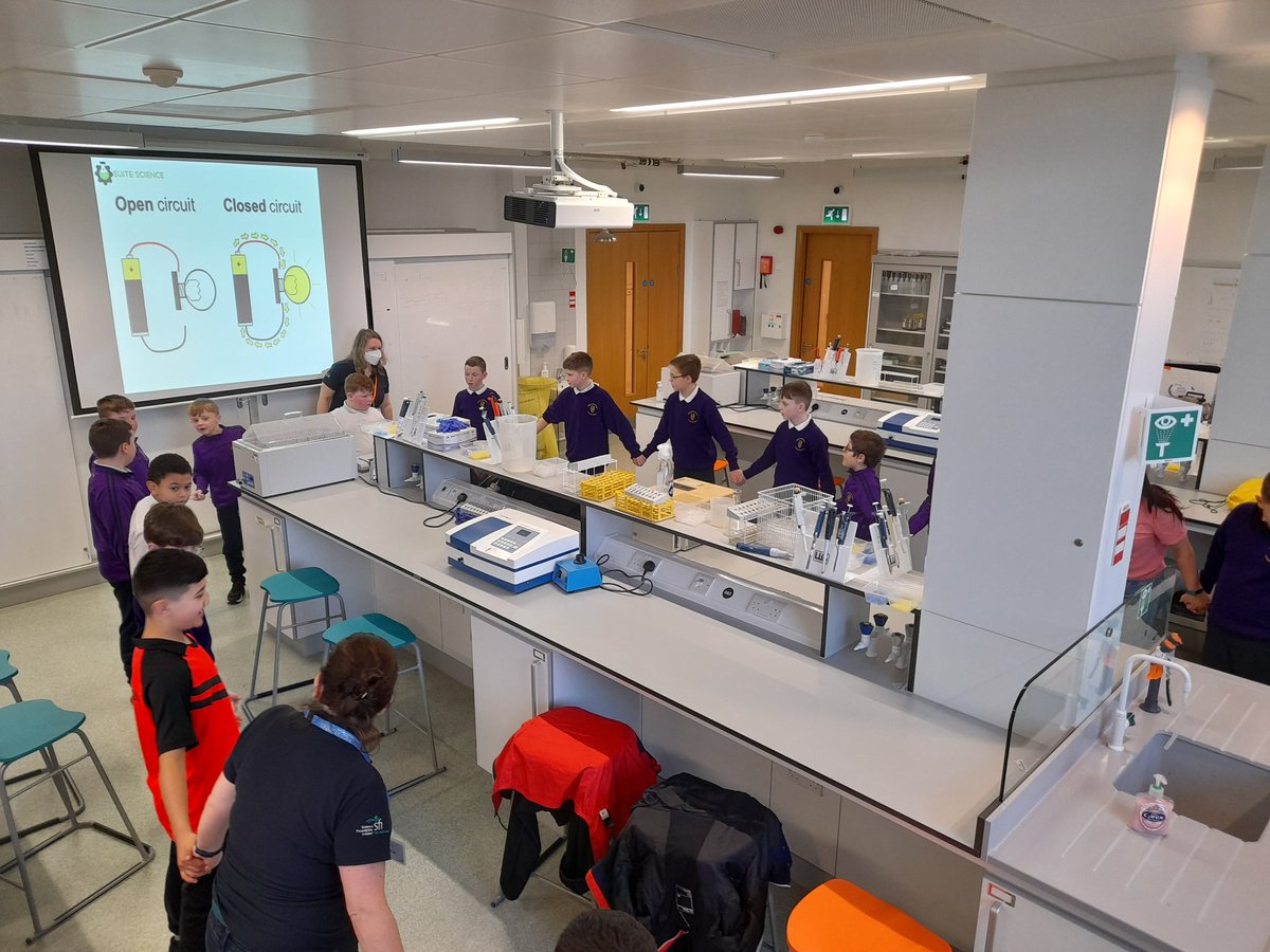 UCDExplore's tweet photo. Say WATT⁉️Building human curcuits with 4th class pupils from @frannercbs today 🤝💡⚡👩‍🔧🤝

@ucdscience @UCDCommunity @scienceirel @insight_centre @UCDDiscovery @Intel_IRL https://t.co/OVRzZ5dOao