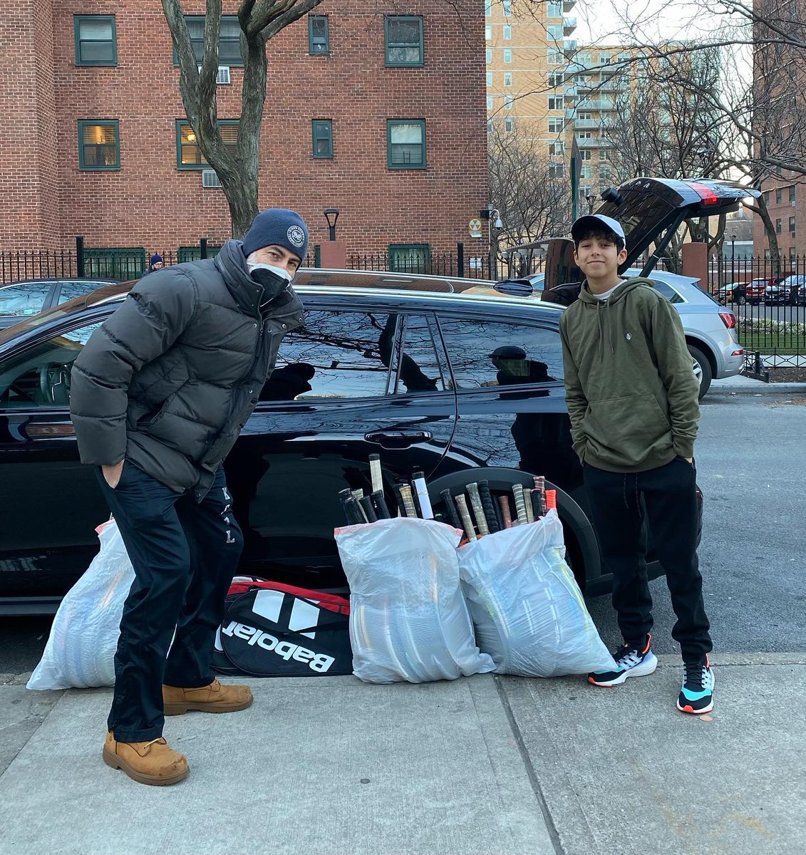 This #thankfulthursday, we want to shoutout Loic for collecting and donating racquets! Thank you for helping us bring tennis to the kids!