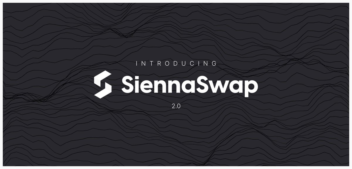 sienna_network's tweet image. Introducing SiennaSwap 2.0! 🚀🎉

A completely new experience and IBC wrapping utility! Come check it out! 🙌 

👉 Read more here: medium.com/sienna-network…