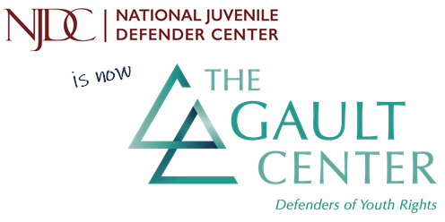 GaultCenter's tweet photo. We are delighted to announce that the National Juvenile Defender Center is now The Gault Center: Defenders of Youth Rights. https://t.co/o2cQ2uqaWt