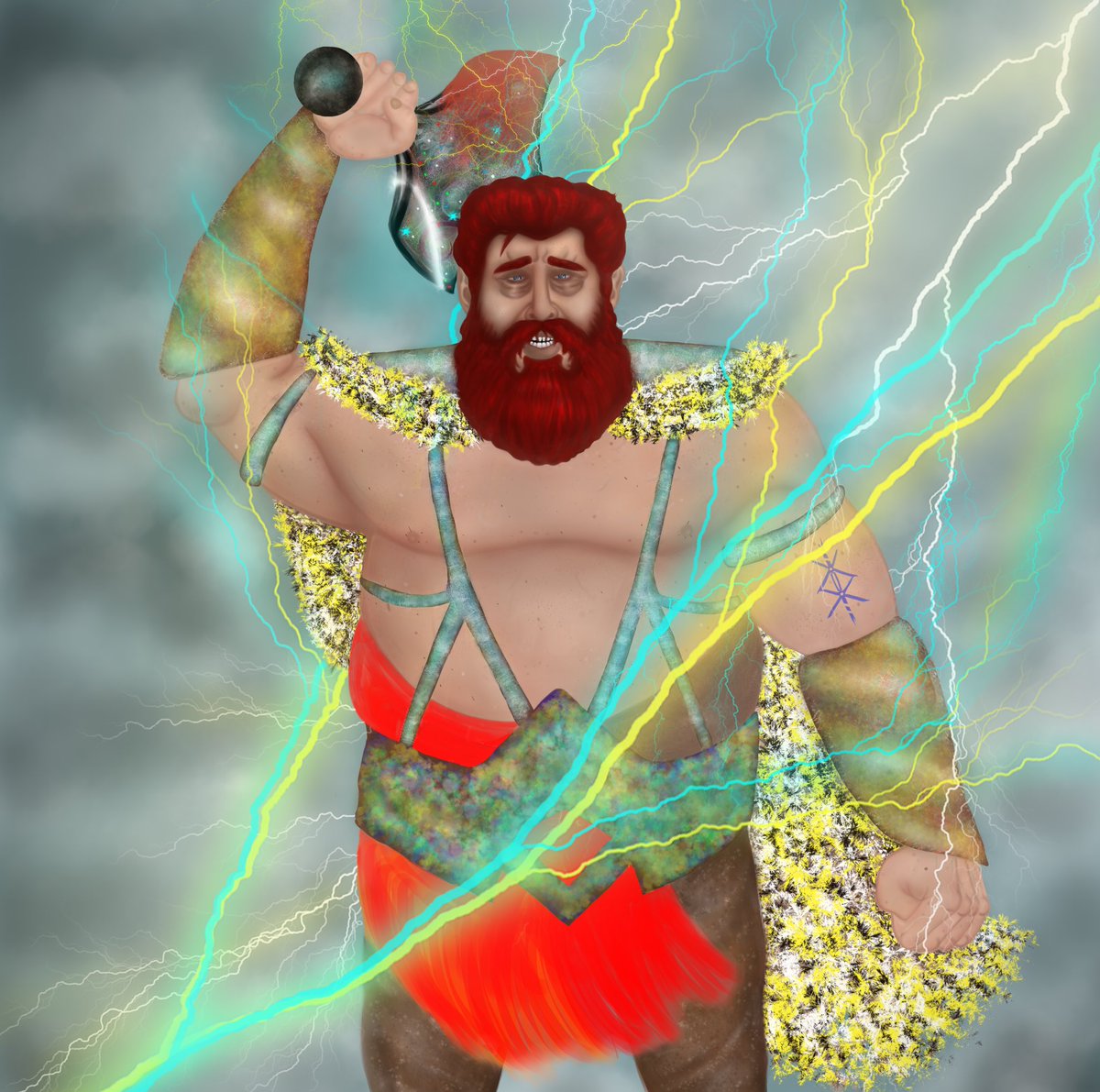 In Germanic and Skandinavian mythology, Thor from Old Norse is a hammer-wielding god associated with lightning, thunder, storms,strength, the protection of mankind, hallowing, and fertility. https://t.co/q8MBecQvfp #NFTSPACESHIP #NFTCommmunity #opensea #thor #nft #ETH https://t.co/tFGFRiwHzS