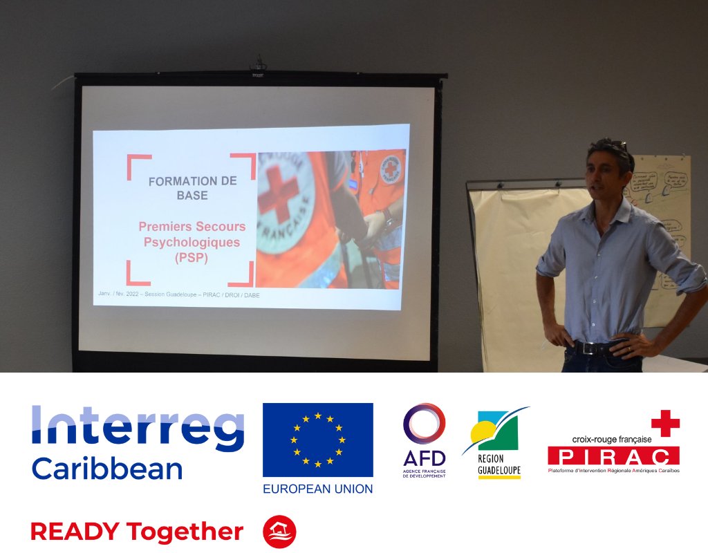 PIRAC_CRF's tweet photo. Psychological #FirstRescue is essential in #emergency situations to prevent and mitigate immediate and long-term mental injuries. The French Red Cross is organizing 3 trainings funded by 
@InterregC, with 57 participants
#READY_Together https://t.co/qjTvkppRve