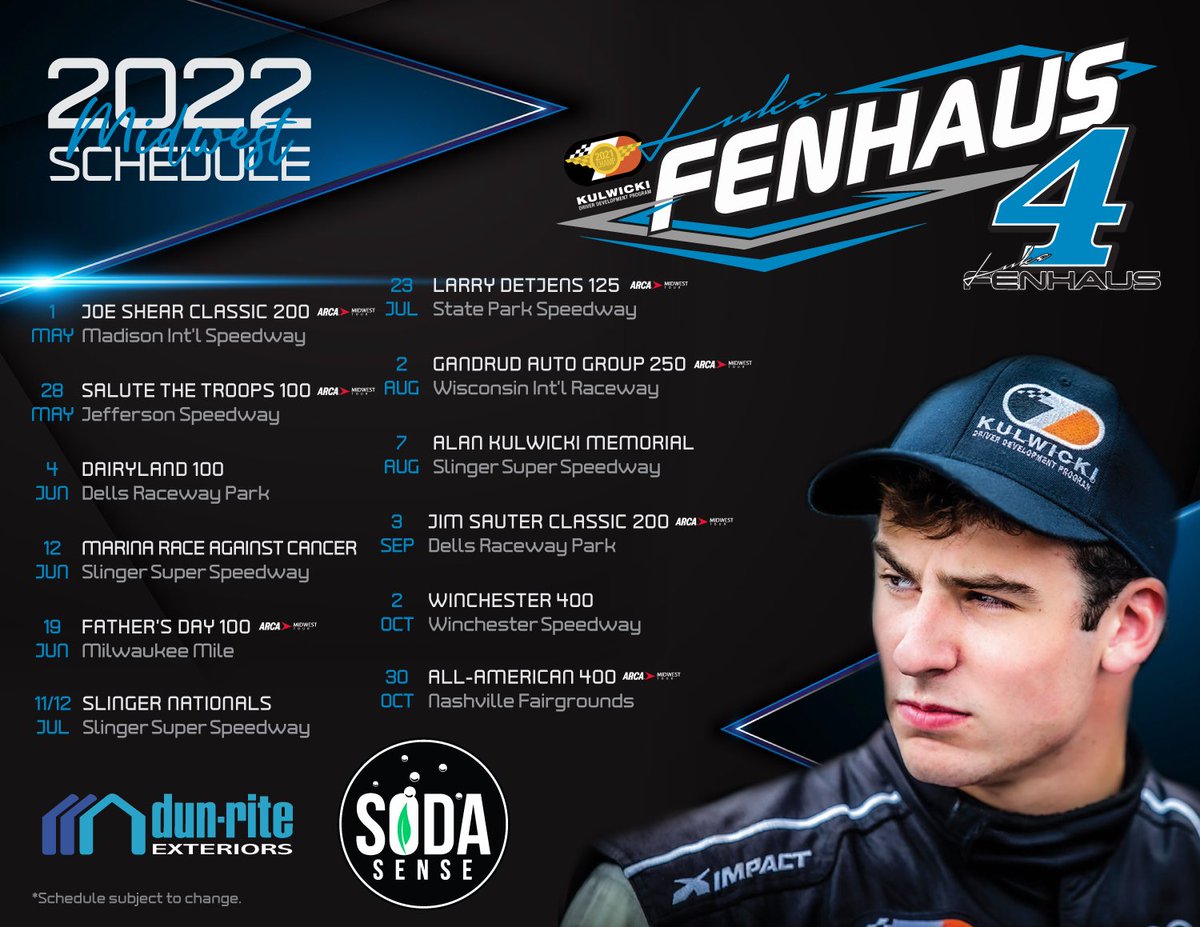 luke_fenhaus's tweet photo. 2022 Race Season Announced! 

@LorinRanier 
@TeamChevy 
@HighlandsRace 
@JoshReeves77 
@jwadelopez 
@Soda_Sense 
@DunRiteExterior 
@PitRowTV 

@KulwickiDDP https://t.co/x1pgxPa9Wz