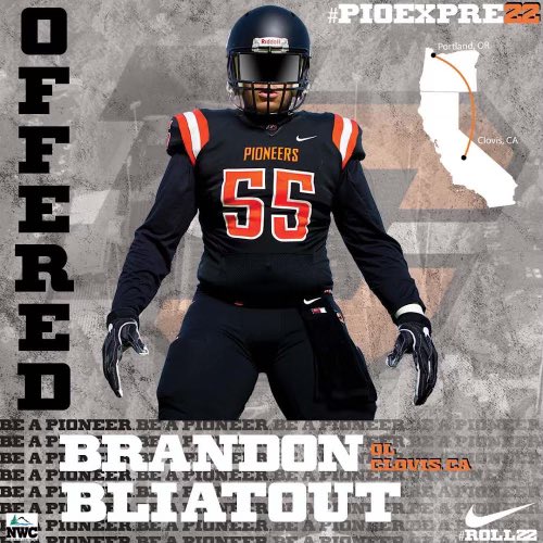 I’m blessed to have received my 2nd offer to play football at Lewis and Clark ‼️ #Rollpios <a href="/LCPiosFB/">Lewis & Clark Football</a> <a href="/U50_Linemen/">U5Ø_Linemen</a> <a href="/ClovisFootball/">Clovis Football</a>