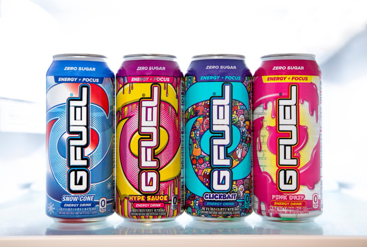 GFuelEnergy's tweet photo. ❤️ "𝗥𝗧 + 𝗖𝗼𝗺𝗺𝗲𝗻𝘁 𝘁𝗵𝗲 𝗖𝗮𝗻 𝘆𝗼𝘂 𝘄𝗮𝗻𝘁 𝗳𝗿𝗼𝗺 𝘁𝗵𝗶𝘀 𝗹𝗶𝗻𝗲𝘂𝗽" to win a 4 PACK of that #GFUEL Can! 2 winners picked tomorrow bc we stay energized in these streets! 😤 ⚡ https://t.co/zu9fVnHw1p