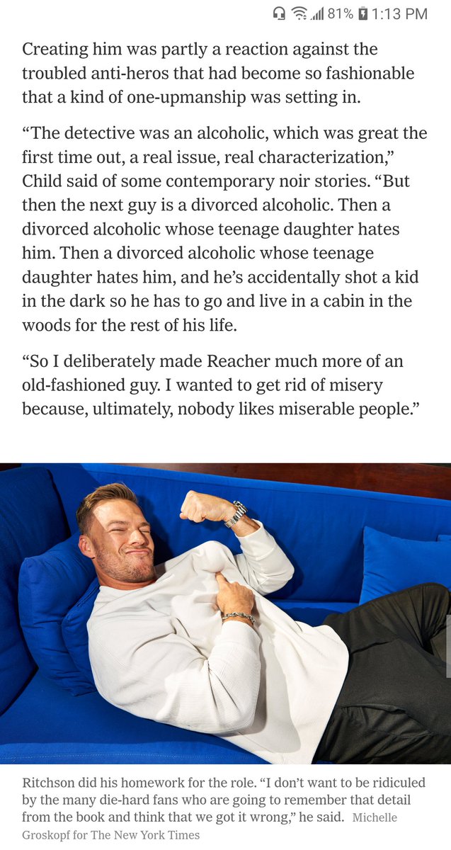 mfly1971's tweet photo. #LeeChilds
I feel ya bro.
#Reacher #ReacherOnPrime https://t.co/DycQC4hMUR