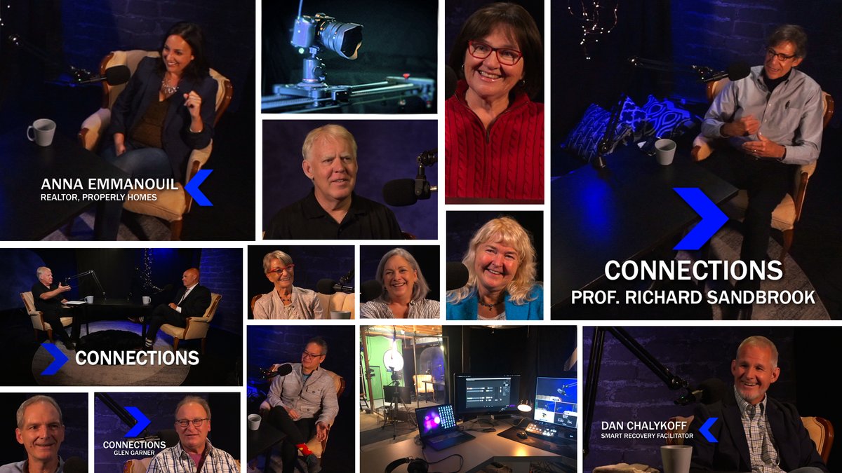 Jimboco's tweet photo. “Connections” is my video podcast. I’m always on the lookout for people with interesting stories to tell. Get in touch if you do. See full &amp; short versions of Connections at https://t.co/a8fSShnSAR

#podcast #videoproduction #video #podcasting #Oakville #livestreaming #HaltonON https://t.co/L13uPJ0nfL