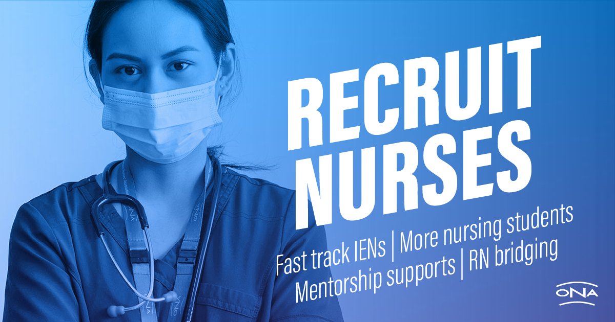 Ontario Nurses' Association tweet media