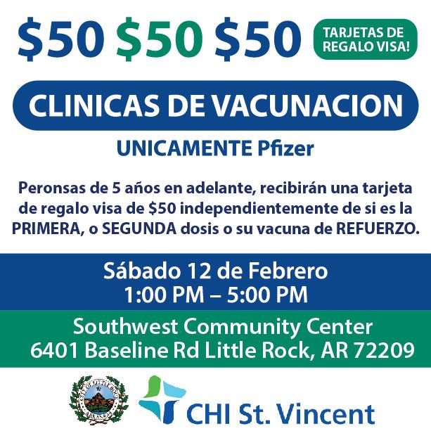 Still need a Covid vaccine? $50 available for anyone 5 &amp; older. See flyer in English and Spanish. 👇🏾👇🏾