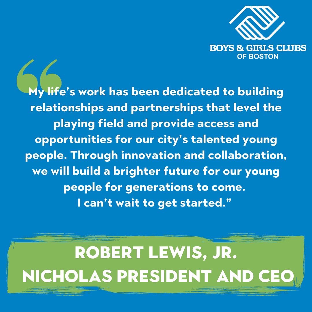 Robert’s experience includes roles at The Base, City Year Boston, National Conference for Community and Justice, and Boston Centers for Youth and Families. 
 
We’re excited to welcome Robert aboard. Learn more at BGCB.org/CEO