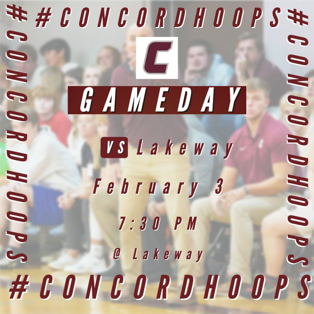 basketball_ccs's tweet photo. ‼️GAMEDAY‼️

🆚 Lakeway Academy
⏰ 7:30 PM
📍 Lakeway Academy

Looking to lock up the 1 seed against a tough Lakeway Academy team! Need students to make a road trip to come and support your Lions!
#CONCORDHOOPS https://t.co/VgZnfg609s