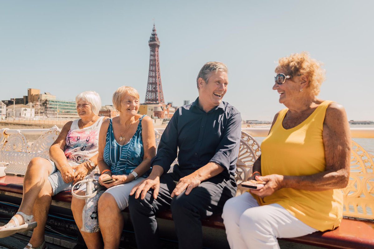 Andybettridge1's tweet photo. Blackpool needs a @UKLabour Government! https://t.co/D8kPesOP1R
