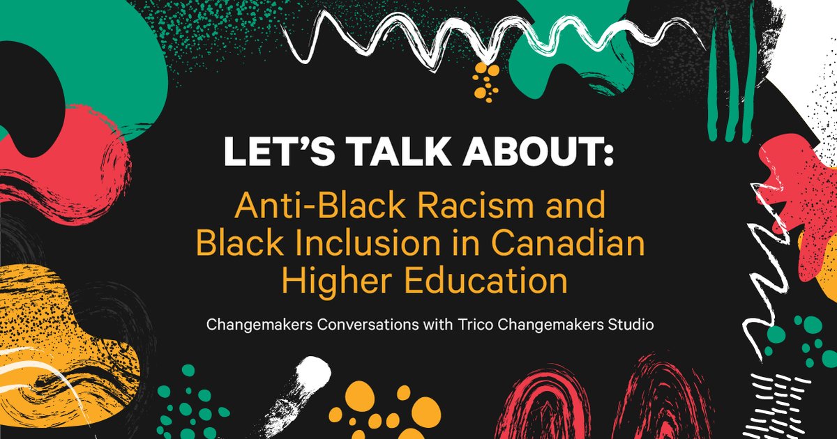 Changemaker Conversation on Feb 10th will be focused on Let’s Talk About Anti-Black Racism and Black Inclusion in Canadian Higher Education. This conversation is in partnership with <a href="/SAMRUBuzz/">Students' Association of Mount Royal University</a>  thanks <a href="/CalgFoundation/">Calgary Foundation</a> for sponsoring this project. Register: tricochangemakersstudio.ca/changemakercon…