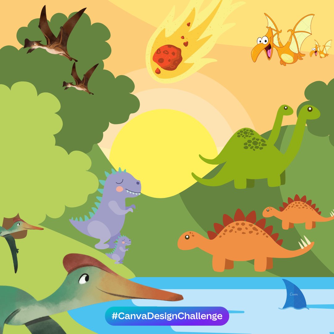 EdeFloripa's tweet photo. #CanvaDesignChallenge

This is the last dinossaur family moments. :) https://t.co/VnWNbS6heK