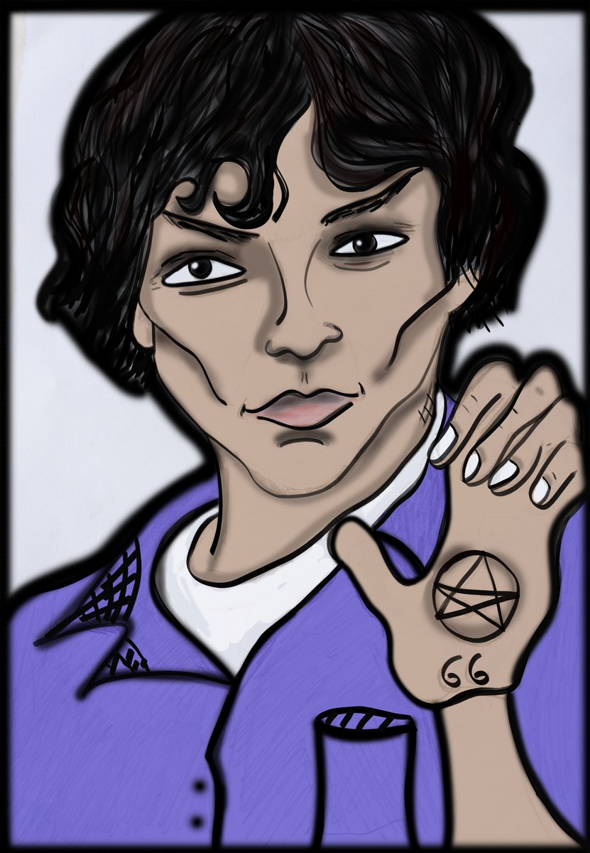 SerialCryptos's tweet photo. @cryptoBILLnfts Meet Richard Ramirez, the 'Night Stalker'!
New drop on my open.sea collection.
Serial Cryptos, NFT art 
1/1 handmade piece https://t.co/nn6bL7SIEm