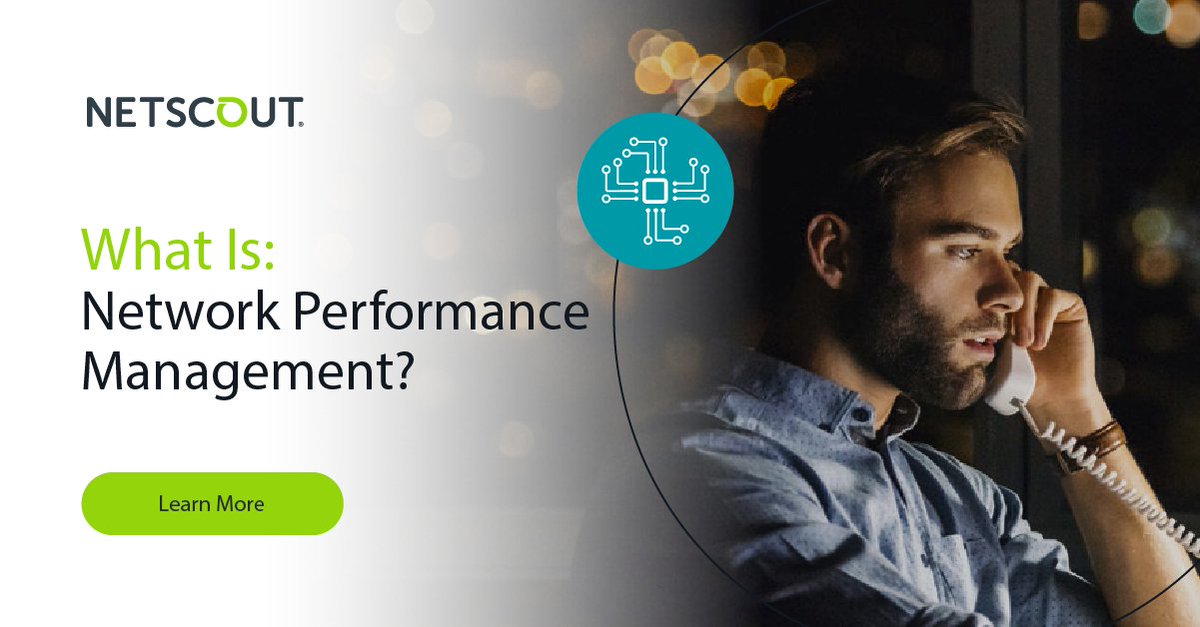 NETSCOUT's tweet photo. Establishing good #NetworkPerformanceManagement practices is instrumental in mitigating performance problems. Keep these 6 practices in mind so you can proactively resolve performance issues. #NPM #NPMSolution