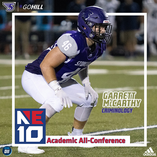 GoStonehill's tweet photo. Congratulations to our @TheNortheast10 leading 1⃣2⃣! Academic All-NE10 seletions for their performances on and off the field during the fall seasons! (3/3) https://t.co/1kOC2a3uLt