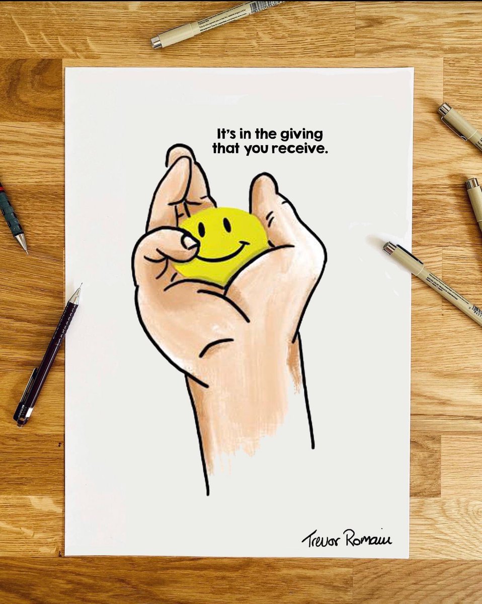 It’s in the giving that you receive.