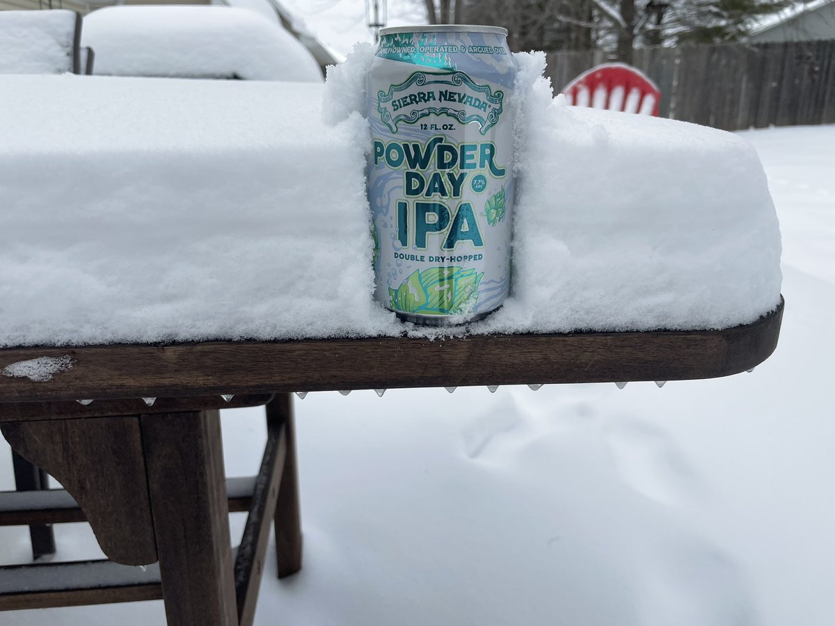 iamChrisParks's tweet photo. Picked this up a day before the winter storm hit. Perfect timing @SierraNevada https://t.co/f9hfLU1xau