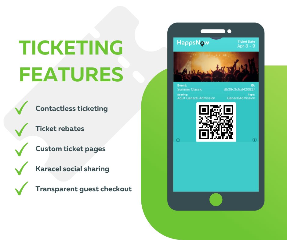 HappsNow's tweet image. HappsNow is a ticketing platform that's built to deliver live event solutions that make producing your next event a breeze!

#happsnow #liveevents #digitalticketing