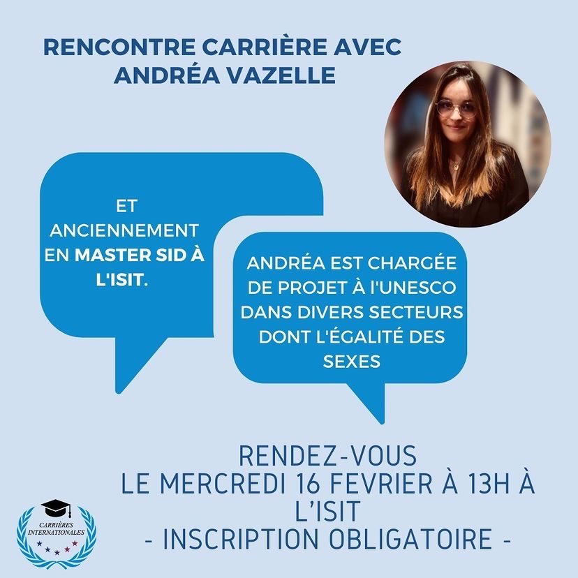 Carrières Internationales ISIT tweet media