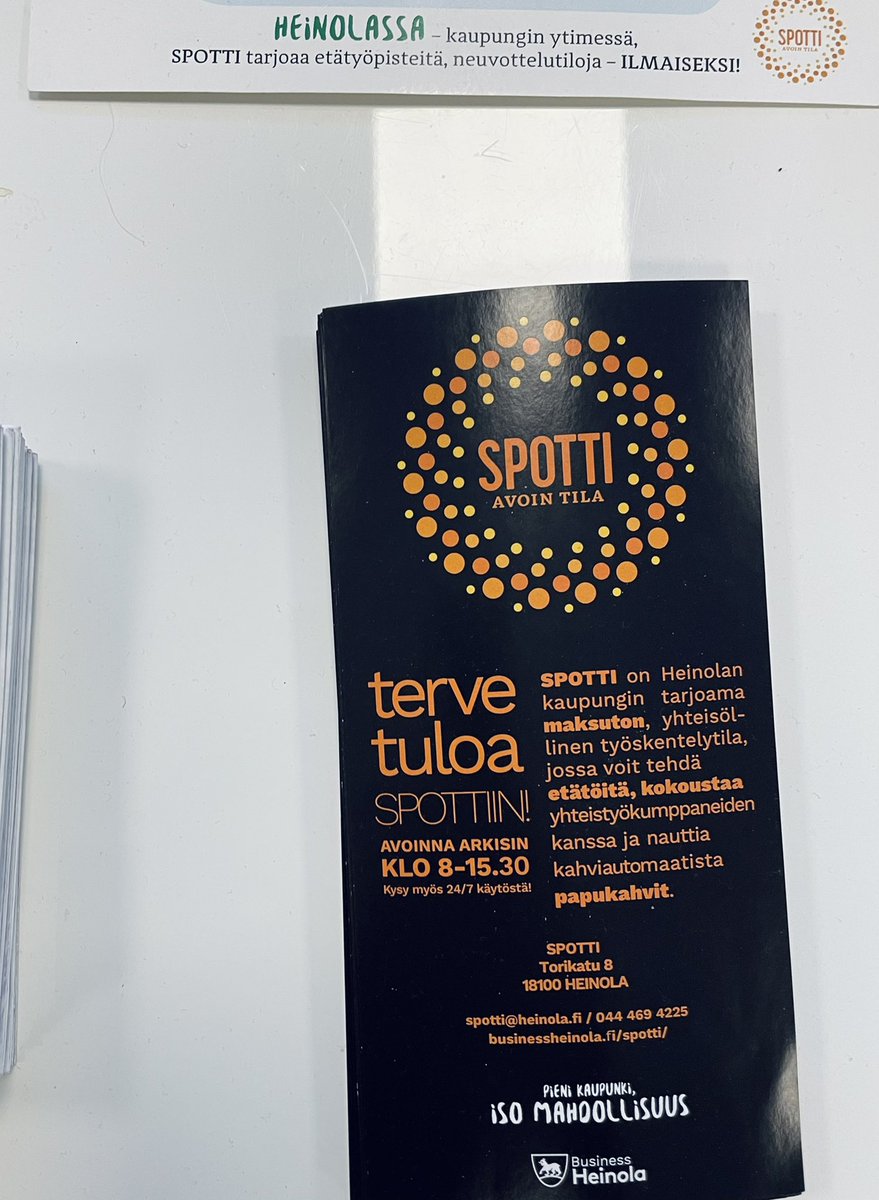 VilleMakel's tweet image. Teamsin takaa vanhalle kunnon #työmatka&apos;lle🤩
 
Ja jos tulee ikävä Teamsiin könöttämään, niin äkkiä #Heinola&apos;n ytimeen. Sieltä bongattu priimat ja maksuttomat työskentelytilat neukkareineen päivineen. #Spotti