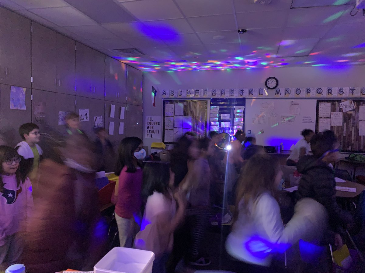 The cold and rain does not stop this 3rd grade crew from taking a break and working some energy off. Dance party in room 402. #Humbleisd_FCE #KB3 #CardinalPride #FCE2122