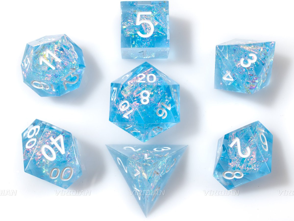 ViridianDice's tweet photo. 🎲 DICE GIVEAWAY: ICECAPS 🎲

This set perfectly captures the icy tundra landscape of Viridian's HQ! 🥶❄️🧊

TO ENTER:
1️⃣ RT this post
2️⃣ Follow @ViridianDice 
3️⃣ Tag a friend!

US only! Please have DMs open. Winner will be announced Monday, 2/7!

#dnd #dice #giveaway https://t.co/mwdVCYSpfZ