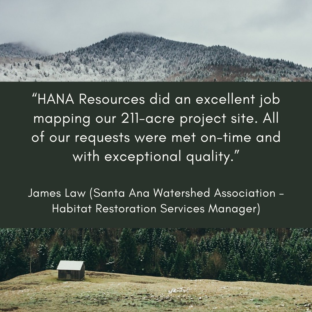 hana_resources's tweet photo. Here's another comment from one of our valued clients from a mapping project. We take pride in the work we do. Visit our website https://t.co/f7QjdUtDIn  

#environment #habitatrestoration #sustainability #drones #consulting #ecoscan #waterconservation #environmentalconsulting https://t.co/92i9e2PvSp