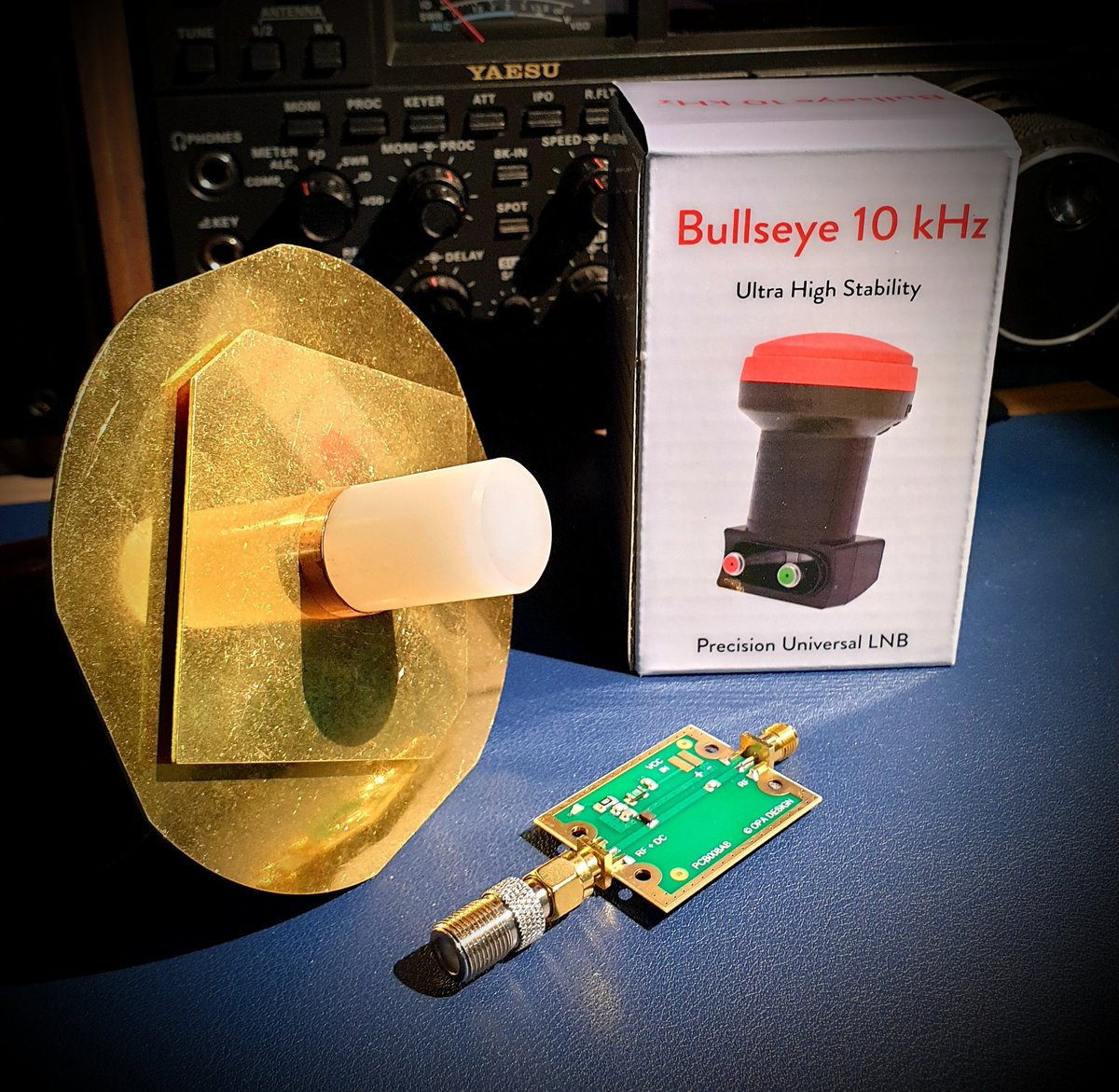 comberaleighwx's tweet photo. Fast delivery from @amateur_shop, to start my next project. Another dish in transit, and a Adalm Pluto SDR ready to go. #hamradio #M1VPN https://t.co/yKr2pBM83M