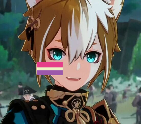 cringebiotd's tweet photo. // genshin

our first CRINGE AND FAIL bisexual of the day is gorou from genshin impact! (headcanon) https://t.co/GUEG8W94YE