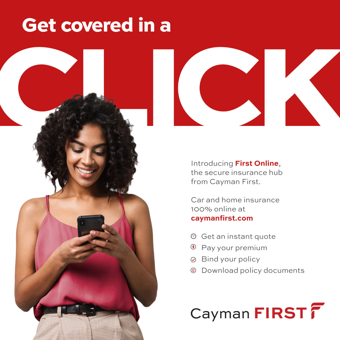 CaymanFirst's tweet image. Introducing First Online, the new online insurance platform from Cayman First. Buy and manage your home and auto insurance quicker and easier than ever before, 100% online at firstonlineinsurance.com