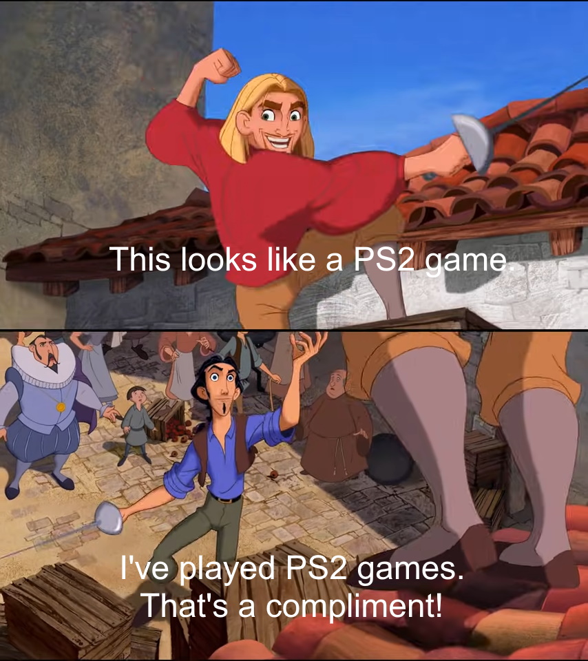 RT @ShinsouBlue: Whenever I hear someone say a game's graphics look like a PS2 game https://t.co/AQPGmcSWKU