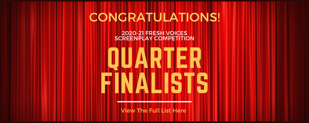 FreshVoices_SR's tweet photo. We are pleased to announce our 2021-22 Quarter Finalists! - https://t.co/mwJZr3Gs24 https://t.co/ExQkDf31Cs