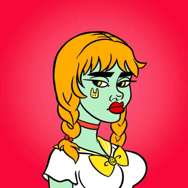 Missed the <a href="/HunnysNFT/">Hunnys 💛 Claim Free Bunny Club 🐰</a> mint by minutes but picked up this zombie on OS.