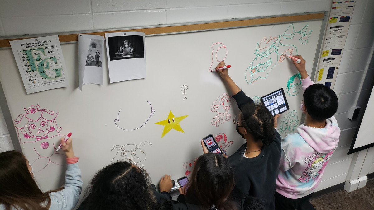 EGHS_Graphics's tweet image. Taking a mini brain break! What you got on your boards? @PHS_Graphics @JHHSGraphicArts @rmhsgraphics @ElkGrove_HS