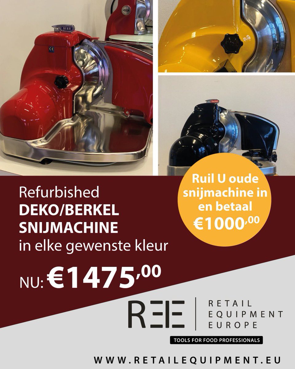 Retail Equipment Europe een betrouwbare leverancier voor circulaire Foodservice apparatuur.