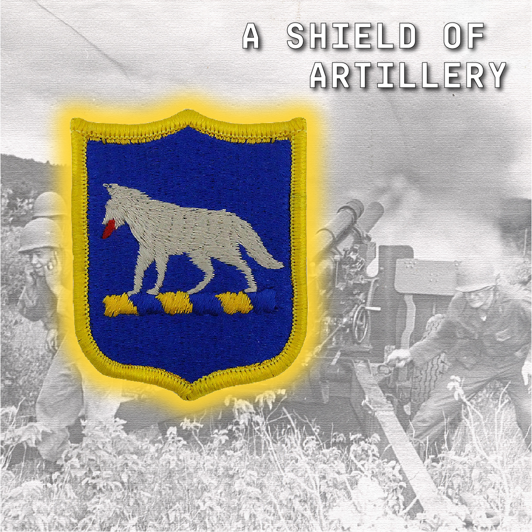 SDArmyNG's tweet photo. The shape of a shield on the South Dakota Army National Guard shoulder sleeve insignia is to represent the defense provided by the 147th Field Artillery that served honorably in WWI and WWII. This #patchwednesday post is to detail the iconography of our patch each week. https://t.co/frEigQn4sK