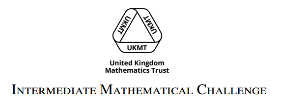 Well done to all the students who took part in the <a href="/UKMathsTrust/">UK Maths Trust</a> Intermediate Mathematical Challenge today! We eagerly await the results!!