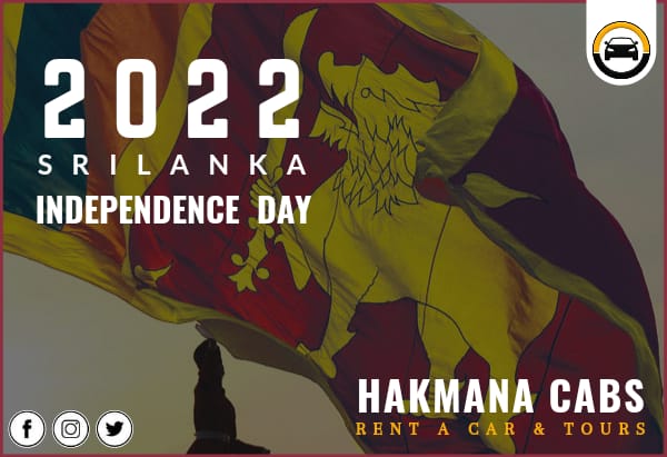 HakmanaC's tweet photo. 2022 Happy Independence Day 🇱🇰 
#hakmanacabs #IndependenceDay #SriLanka https://t.co/WoRskI1LKT