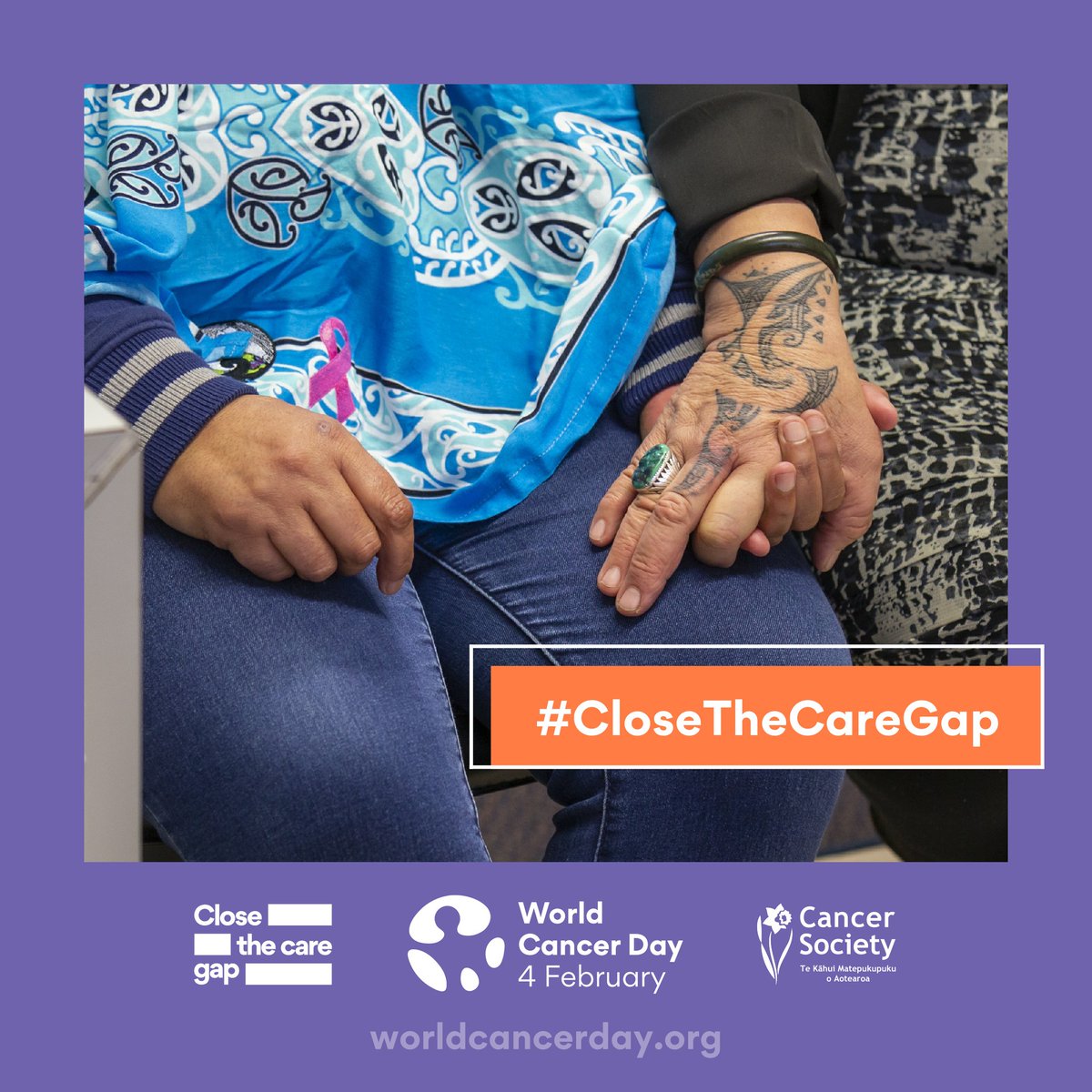 Today is #WorldCancerDay2022 This year, join us as we fight to ‘Close the Care Gap’ in Aotearoa New Zealand. You can get involved by checking out these handy ideas and helping us to spread the word! Find out more here: worldcancerday.org/take-action