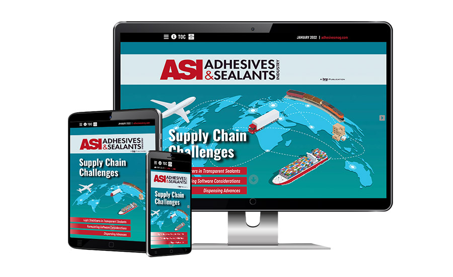 ASIMagazine's tweet image. Our January issue is archived here, in case you happened to miss anything. 🔍 Check out articles focusing on the #supplychain, #formulating software, #dispensing, modified silane #sealants, and more!
adhesivesmag.com/emagazine

#adhesives #adhesivesindustry #sealantsindustry