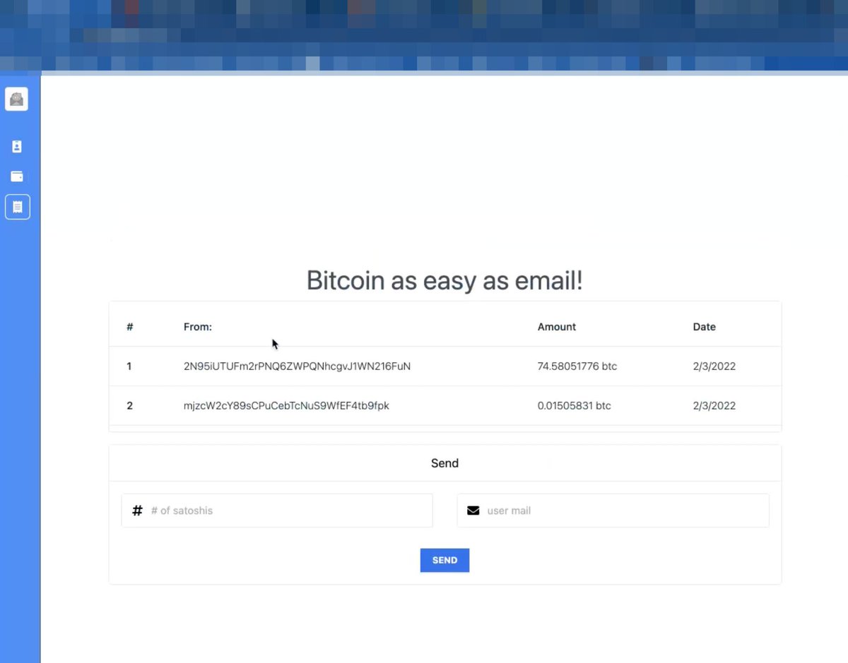 BTCemail's tweet photo. Once they get their free email address they can view their wallet balance and any incoming / outgoing value.
Maximum user privacy at every juncture: We've designed our system to separate the financial architecture (#bitcoin network) from message data.
#BTCemail https://t.co/uFERiwVzDk