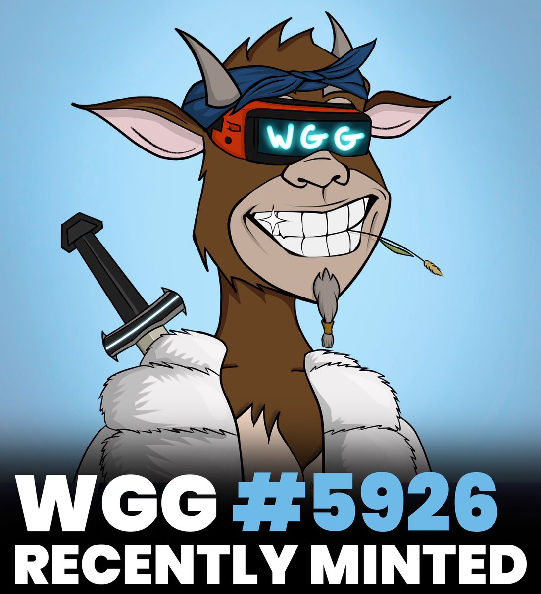 WildGoatGangNFT's tweet photo. Metaverse ready with the VR goggles. 🐐 What # should we show a sneak peak next? 👀 https://t.co/ubzAgopBgQ