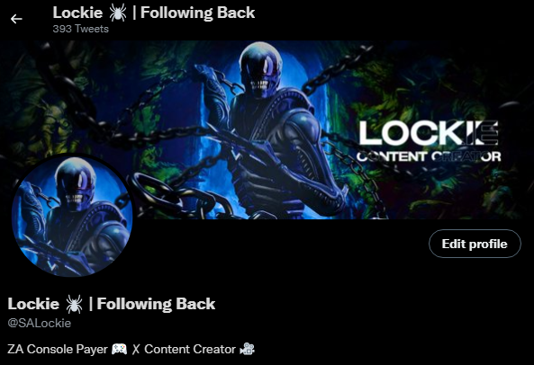 SALockie's tweet photo. Do you guys like my Twitter account redesign? 😈

Twitter Banner by: @OszustFNBR https://t.co/2WmaPG4RCh