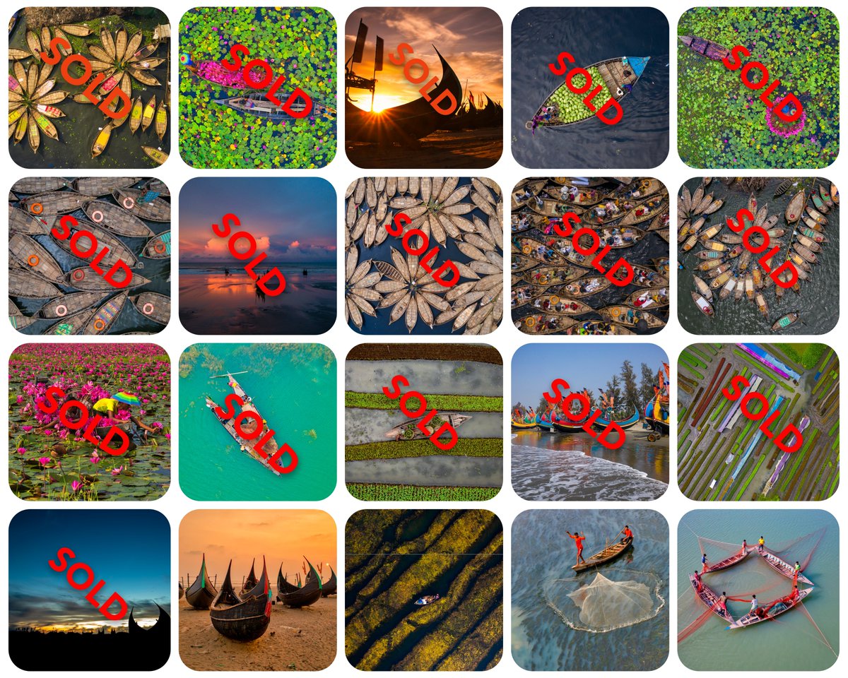 azimronnie1's tweet photo. Dear #NFTCommunity,
Please check out my NFT collections "Wooden Boats" on @opensea💗
Sold 16 out of 20 pics of NFT artworks.
Only 4 NFT artworks are left.
Floor price 0.10 ETH only
https://t.co/LJPpP7l0xy
#nftcollectors #NFT #NFTartist #NFTphotograph #boats #wodden #Bangladesh https://t.co/uwDty9w9BM