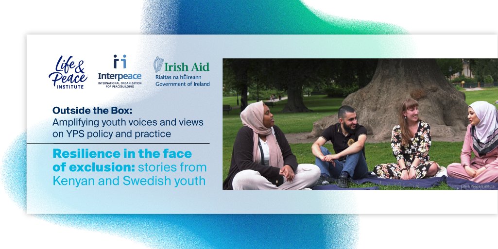 Interpeace_Org's tweet photo. "How young people are included is just as important as the fact of being included."  

 Read more insights from the young people in #Kenya &amp; #Sweden who came together to discuss #YPS &amp; #resilience in this #OutsidetheBoxYPS brief 

➡️  https://t.co/npvUdnIPEE

@Irish_Aid https://t.co/fRluyYvDRw