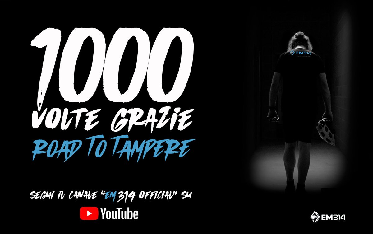 E_Macaluso's tweet image. Il video #RoadToTampere ha superato le 1000 visualizzazioni su #YouTube!
Guardalo e non dimenticare di “ISCRIVERTI” al canale ufficiale di #EM314 per essere sempre.
youtube.com/channel/UCeWhK…  
#WeAreEM314 #EM314official #emmanuelemacaluso #Cycling #Tampere2023 @IMGAmasters #mtb #xc